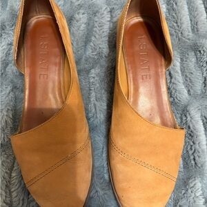 1. State Women's Tan Leather Flats